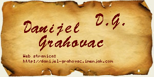 Danijel Grahovac vizit kartica